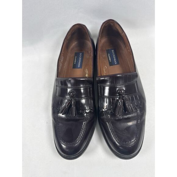 Bostonian Classics Tassel Loafers Burgundy Leather Men’s Size 10M USA main image 8